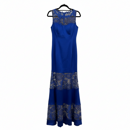 Royal Blue Haute Couture Gown Dress