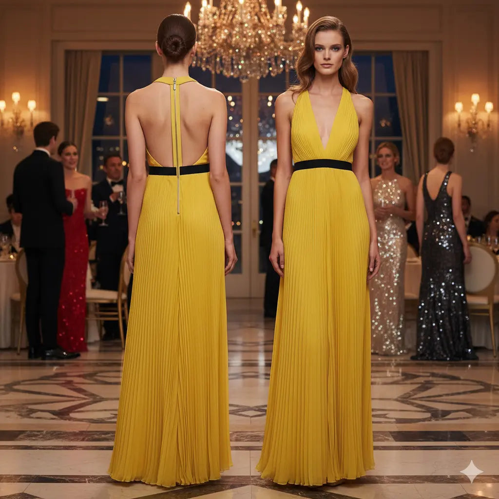 Jumpshot Yellow Marcella Acosta Couture Collection