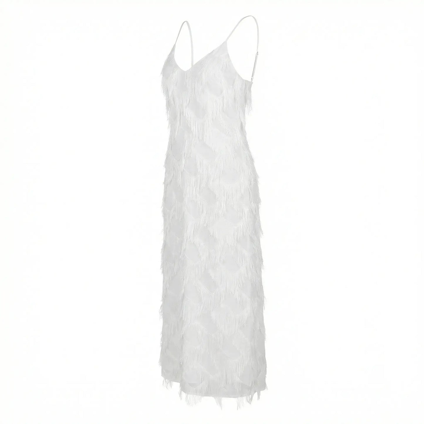 White Dress Midi Marcella Acosta Couture Collection
