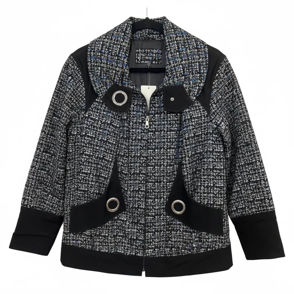 Blue Suede Jacket Marcella Acosta Couture Collection