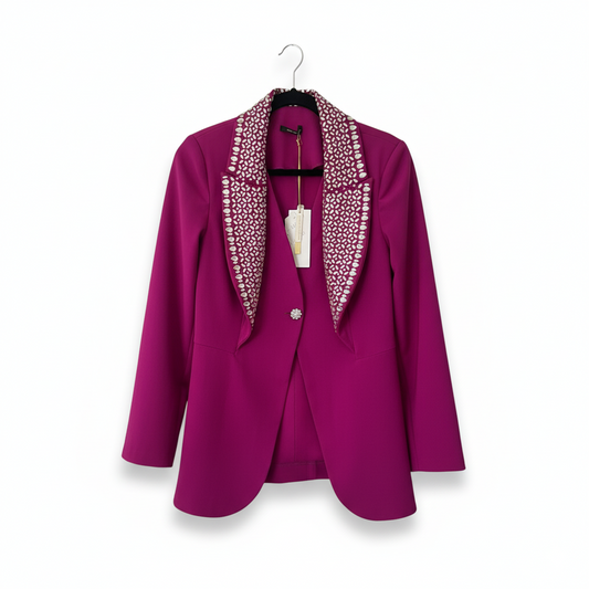 GENESE Jacket Violet and Swarovski