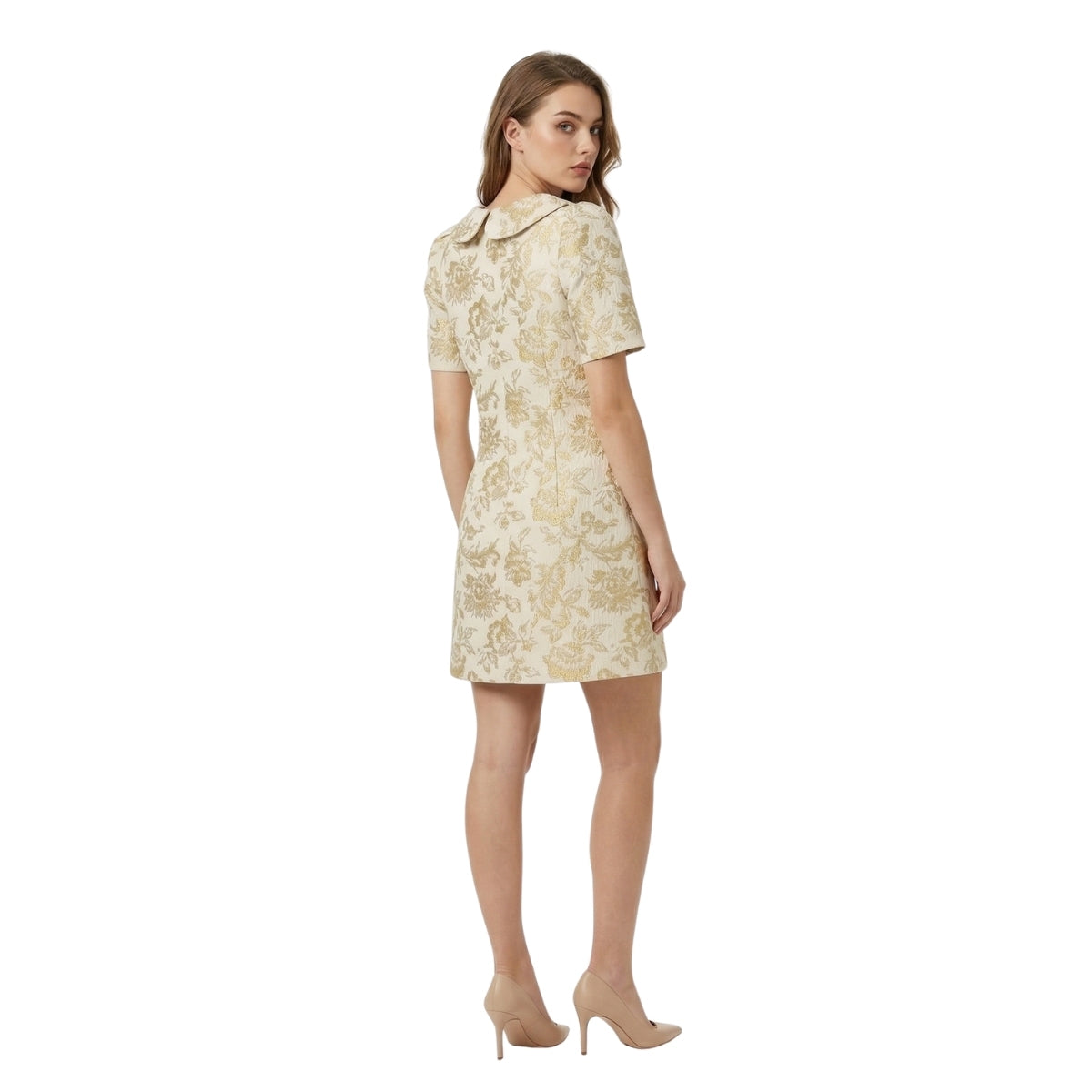 Brigitte Bardot White Tafeta Cotton Dress