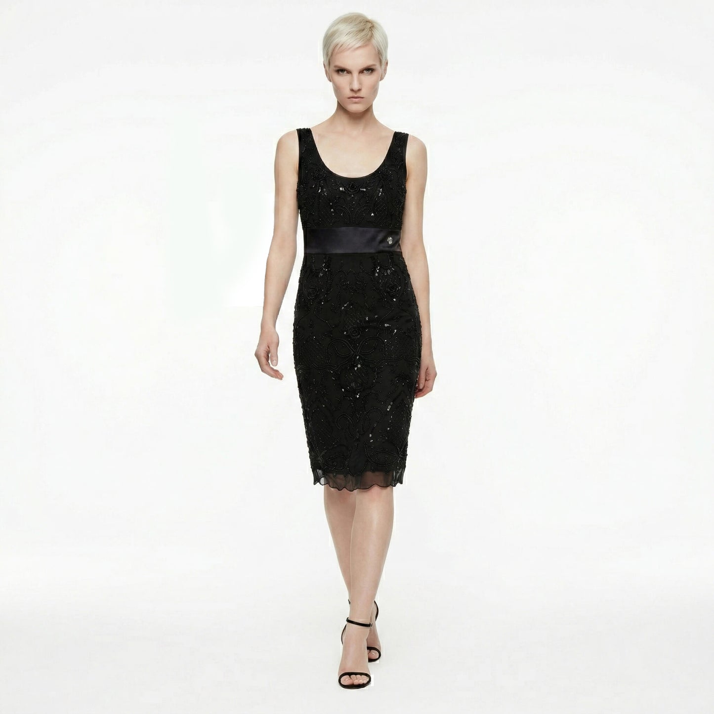 Black Embroidery Dress