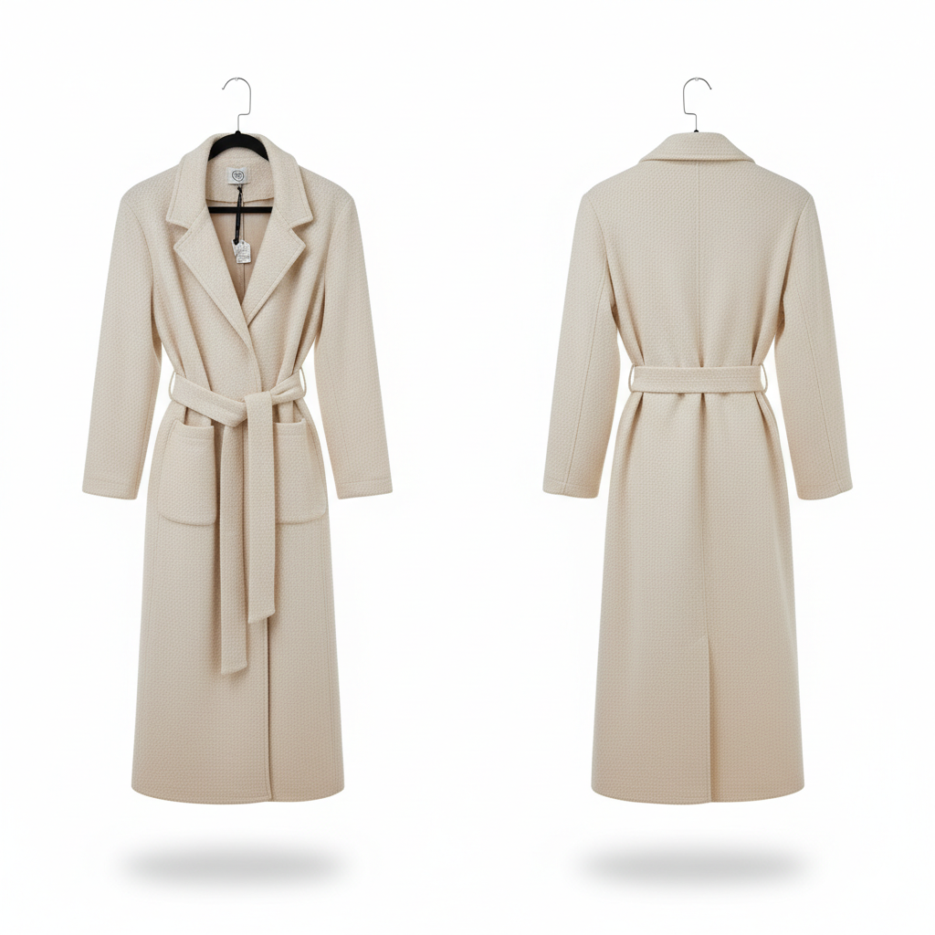 MIRONCE Long White Coat.