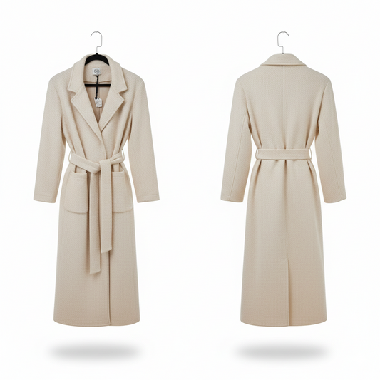 MIRONCE Long White Coat.