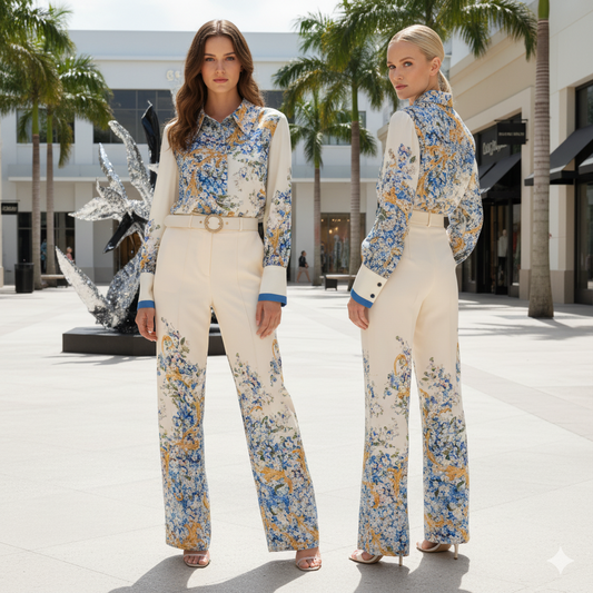 ZIMMERMAN Pants Flowers