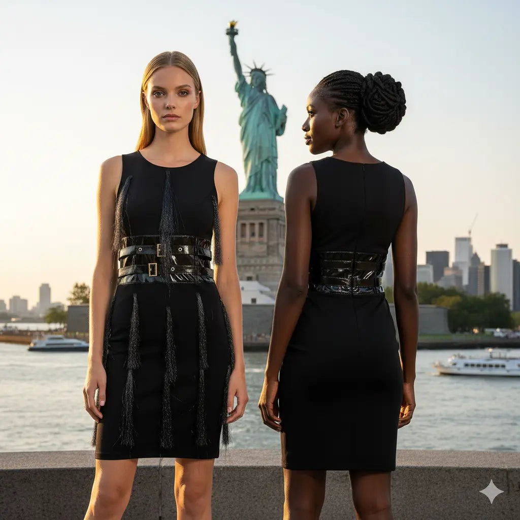 Fringes Dress Marcella Acosta Couture Collection