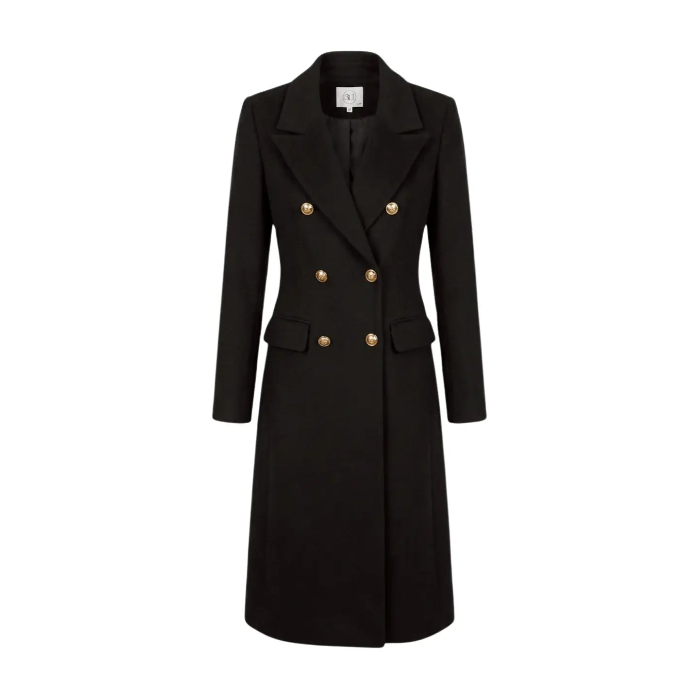 Black Coat Marcella Acosta Couture Collection