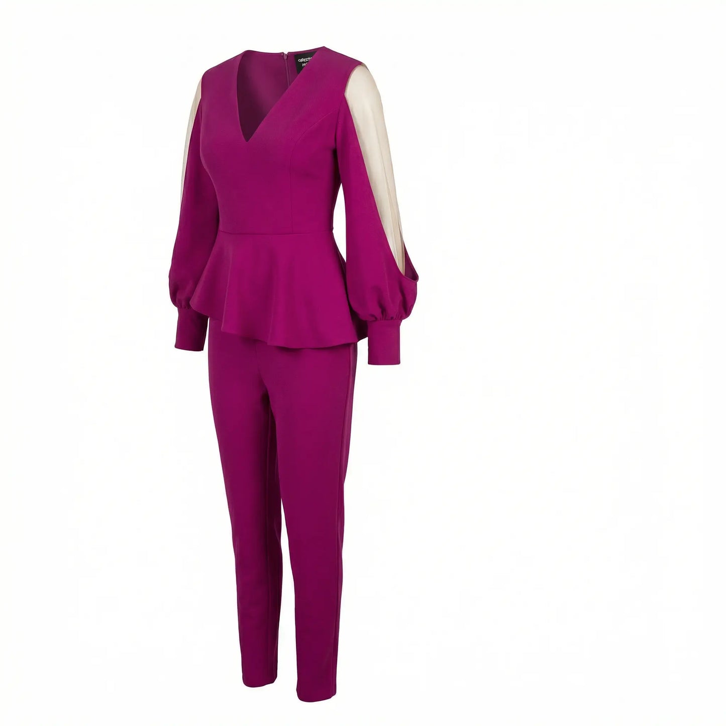 Purple Jumpsuit Haute Couture Marcella Acosta Couture Collection