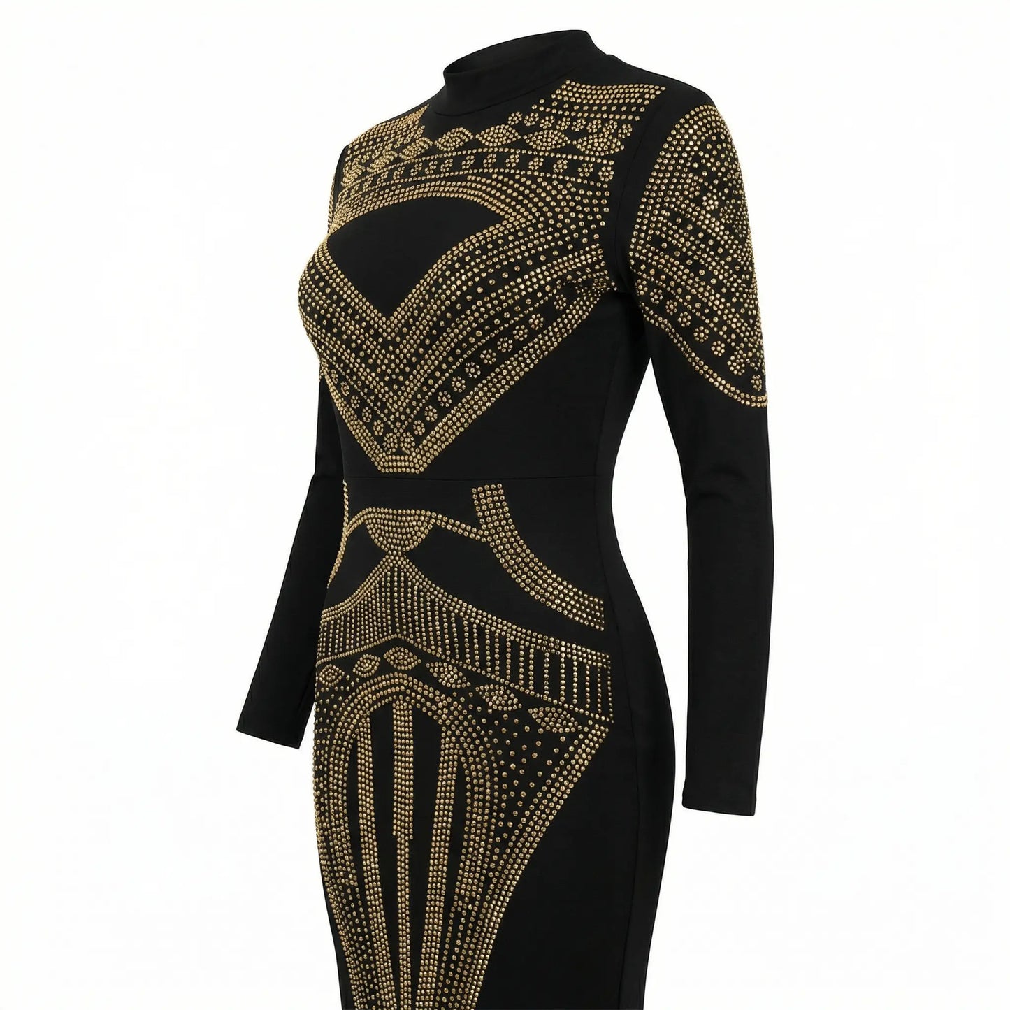 Black Gown Dress Marcella Acosta Couture Collection