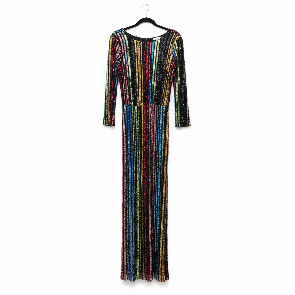 FELEPPA Long Sequence Gown Dress