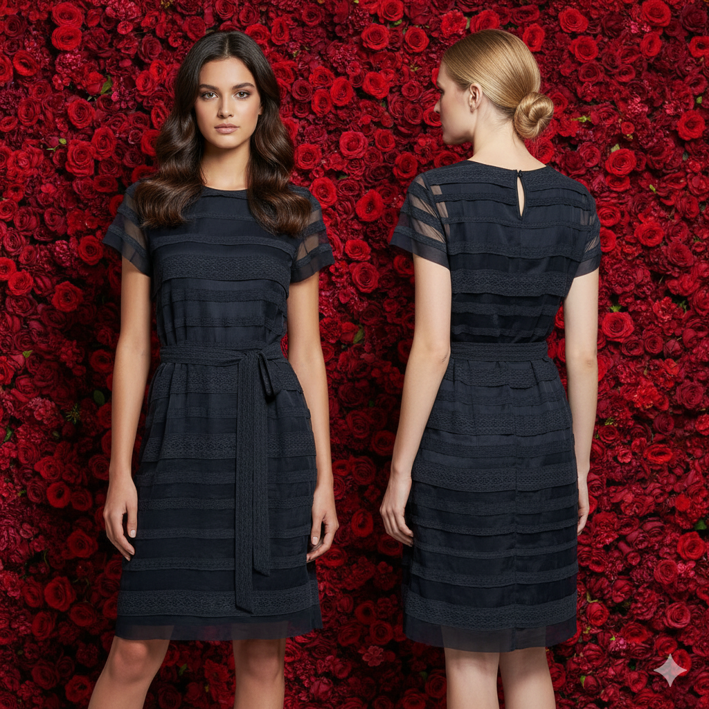 CAVALLI Blue Dress Organza Diseda