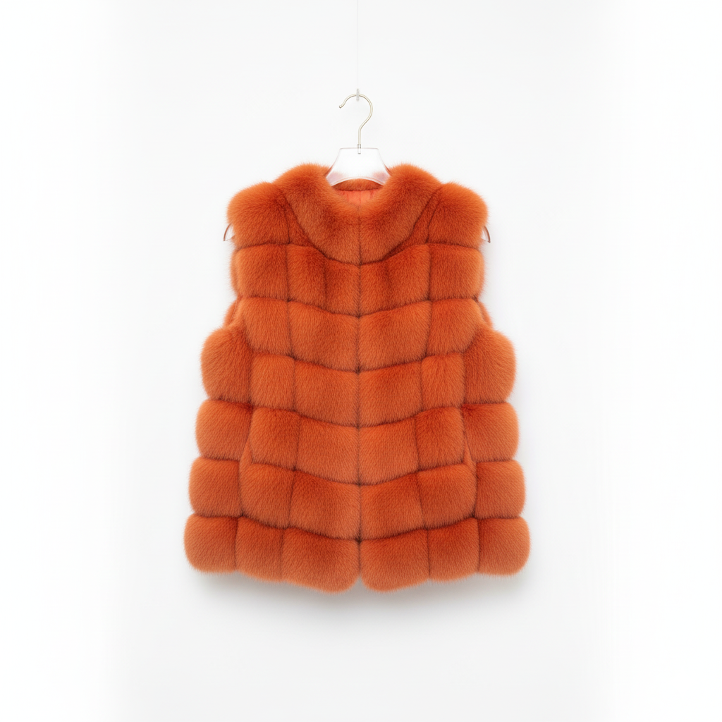 Marcella Acosta Orange Giletto Fox