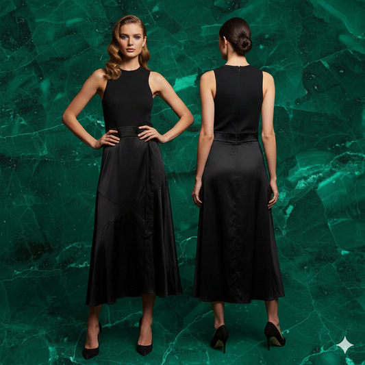 Ted Baker Black Midi Dress