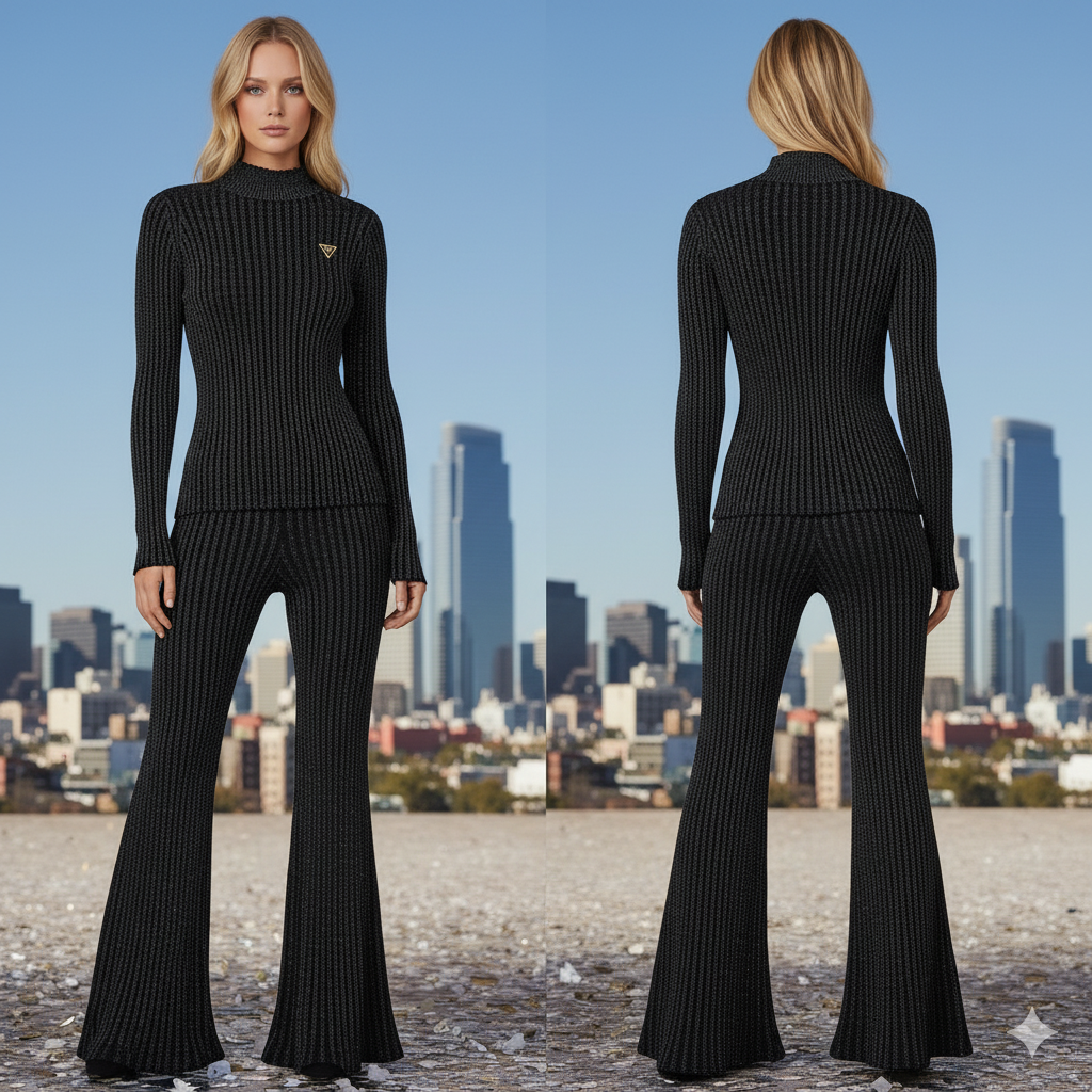 AKEP Black Set Sweater and Pants