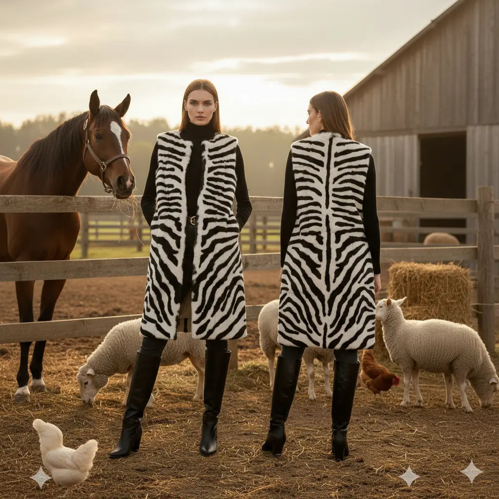 Zebra Gilletto Alcantara Marcella Acosta Couture Collection