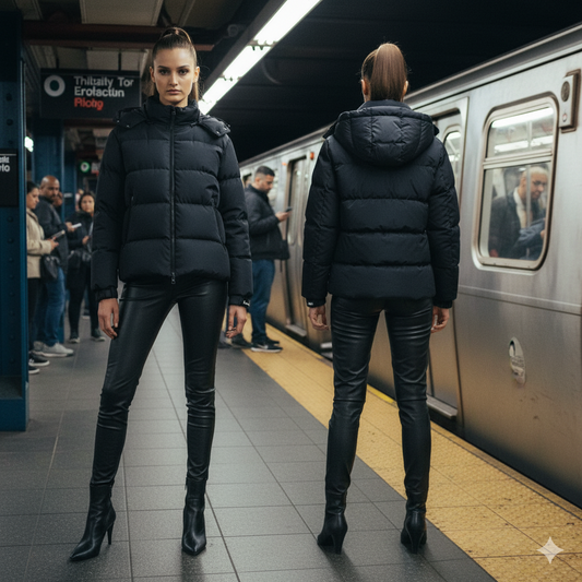 MONCLER Black Piumone Jacket