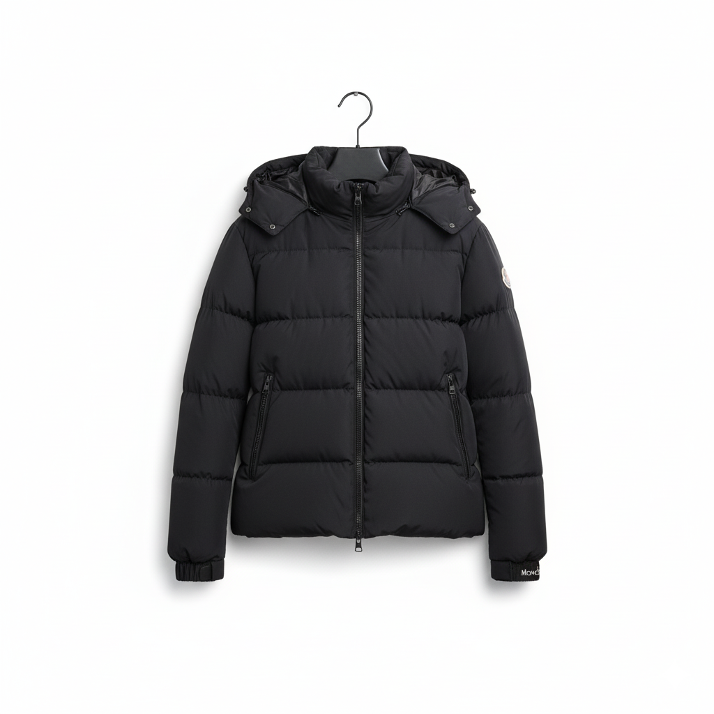 MONCLER Black Piumone Jacket