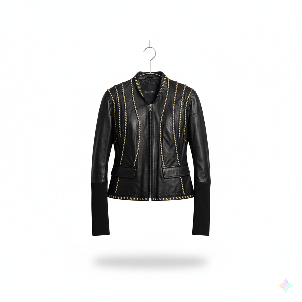 Roberto Cavalli Black Leather