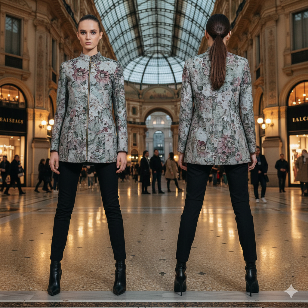 Marcella Acosta Reversible Light Leather Jacket.