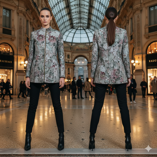 Marcella Acosta Reversible Light Leather Jacket.