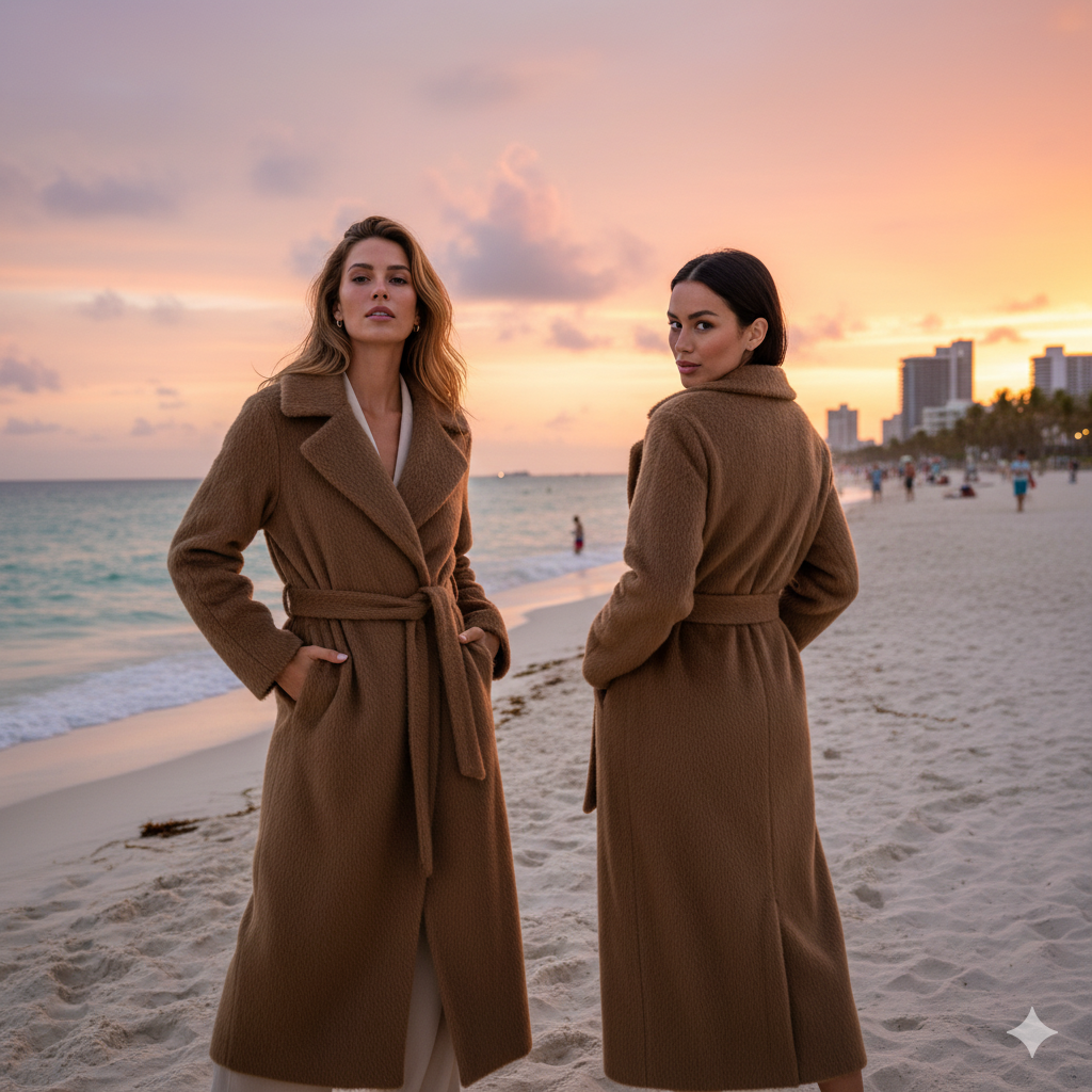 Lalaland Beige 3/4 Camel Jacket