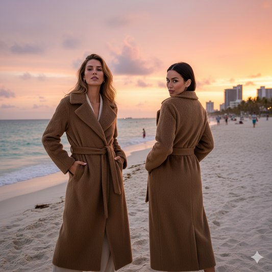 Lalaland Beige 3/4 Camel Jacket