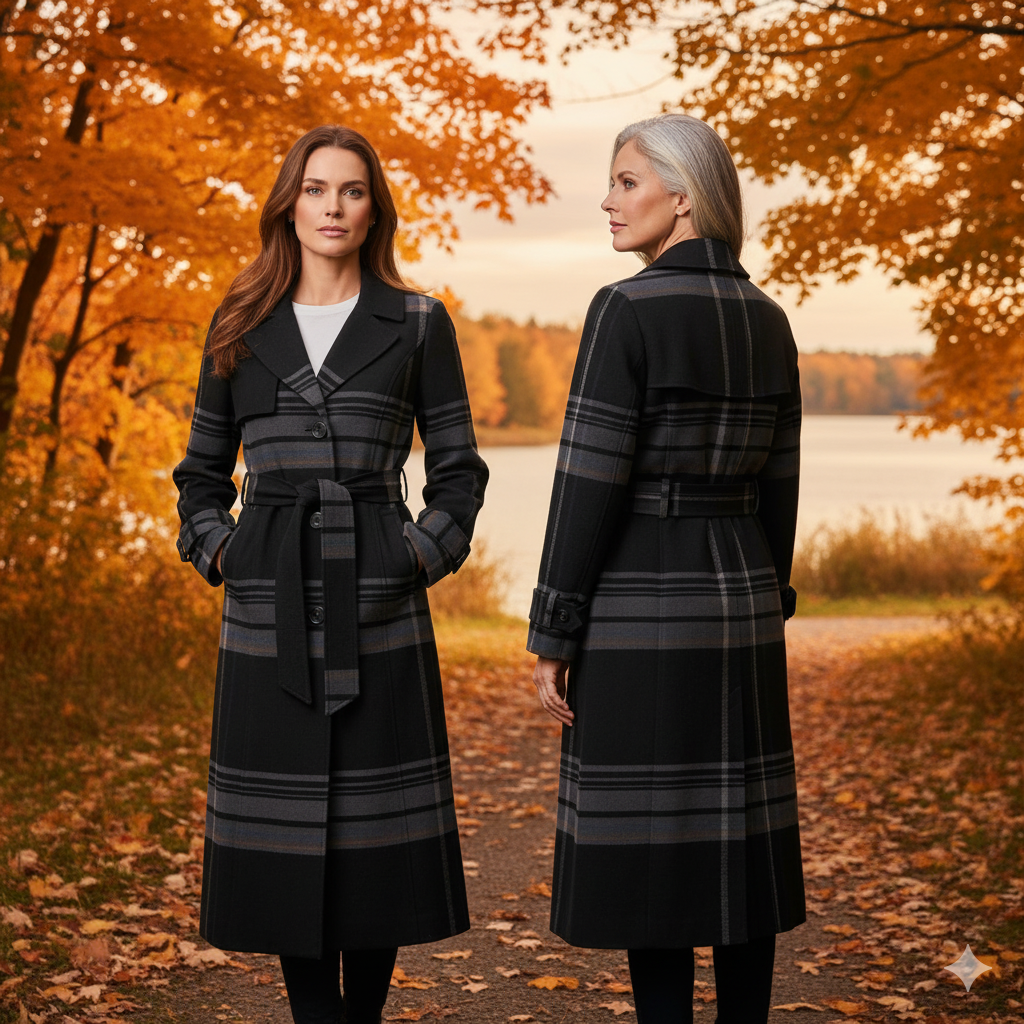 Square 3/4 Coat Cashmere