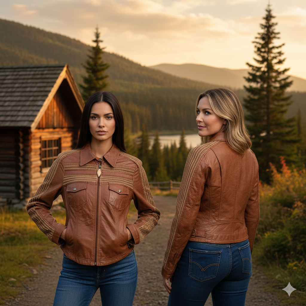 Roberta Scarpa Brown Leather Jacket