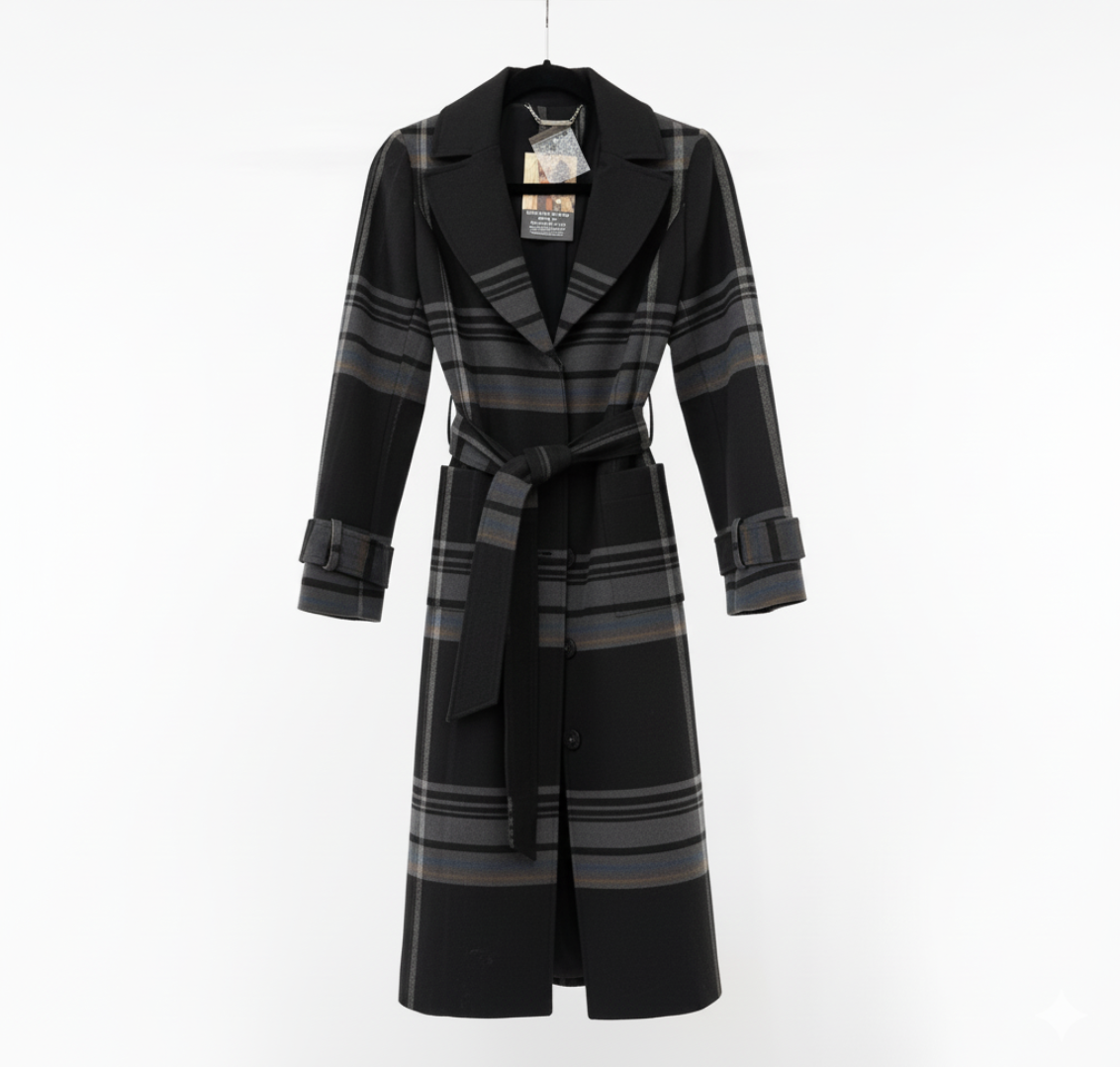 Square 3/4 Coat Cashmere