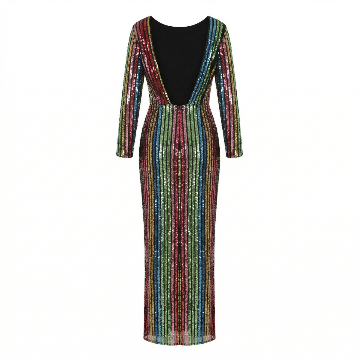 Long Sequence Gown Dress
