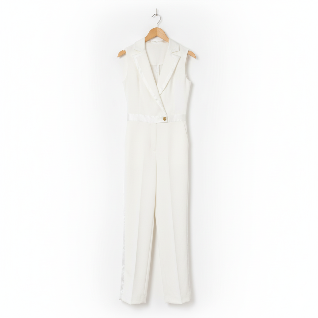 FRACOMINA White Jumpsuit Stretch