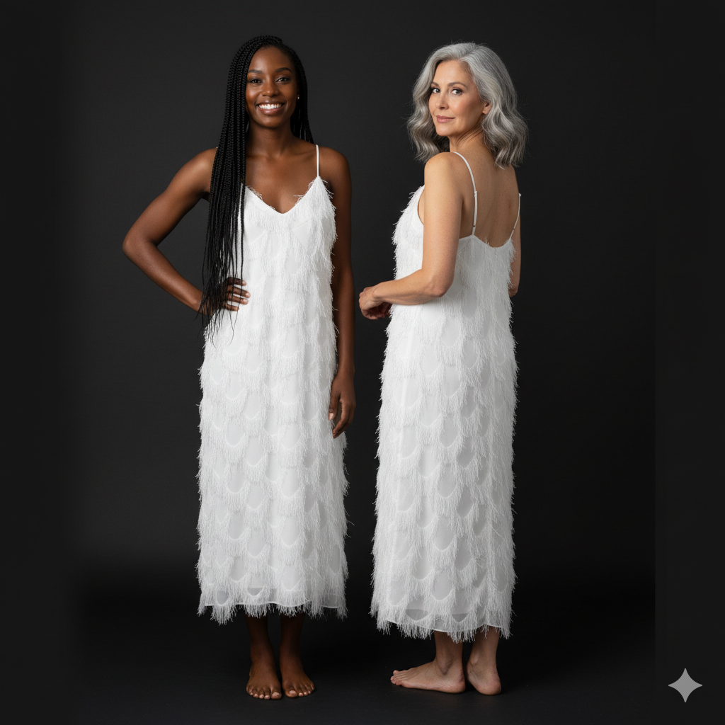 Marcella Acosta White Dress Midi