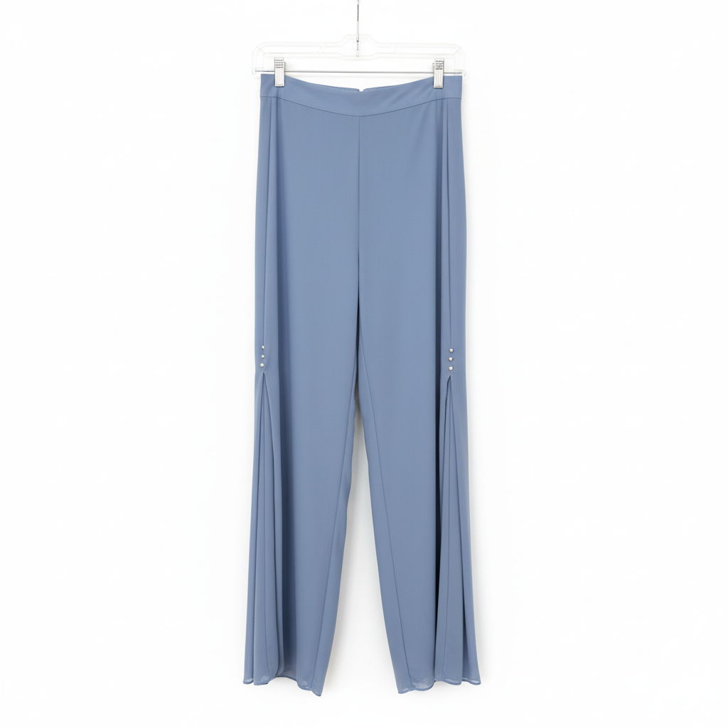 GENESE Blue Pants Chiffon