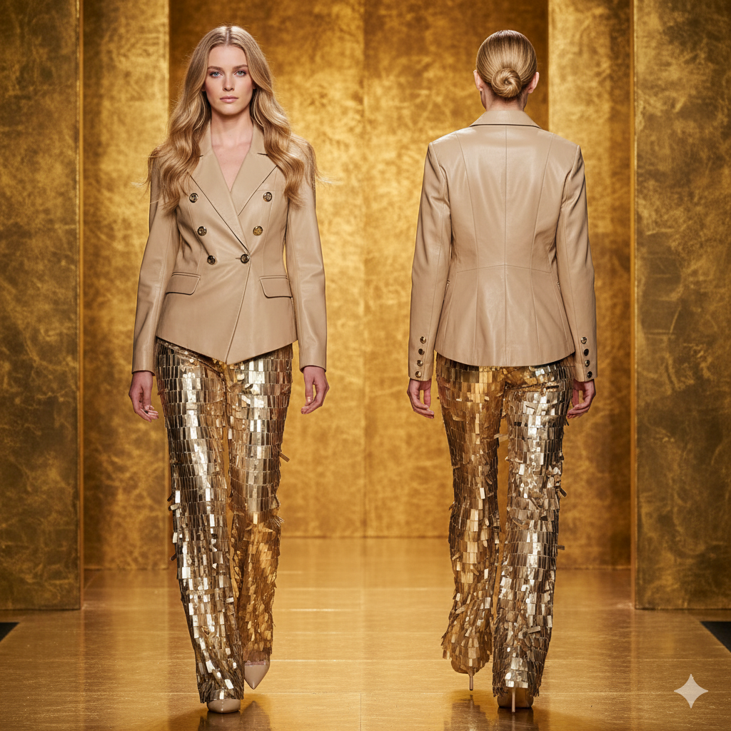 Bessimod Beige Jacket and Pants