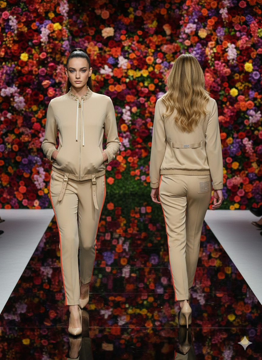 VDP Beige Top and Pants