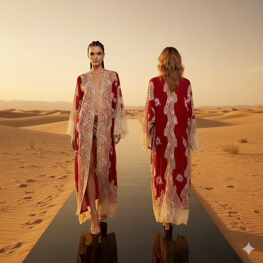 MA Real Shatoush Lace Kimono