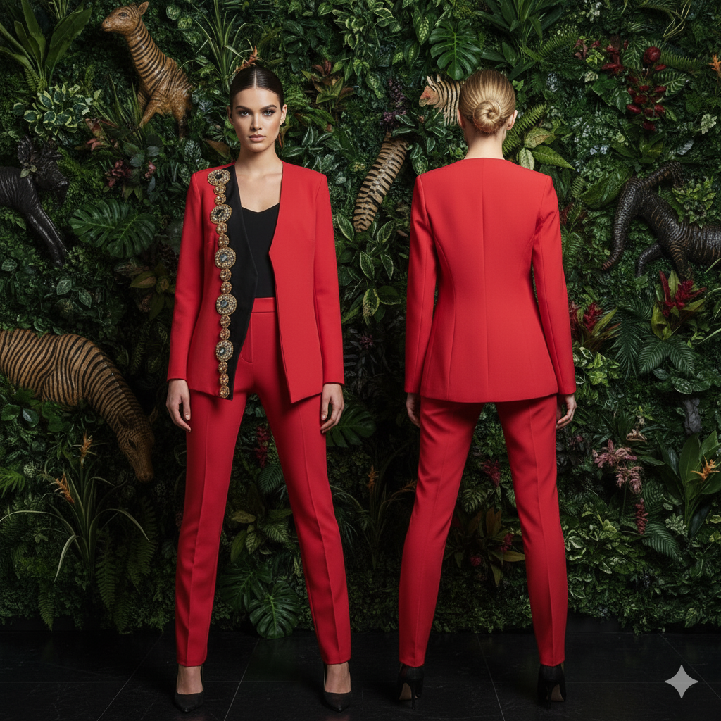 GENESE Red Flower Set