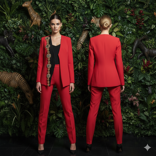 GENESE Red Flower Set