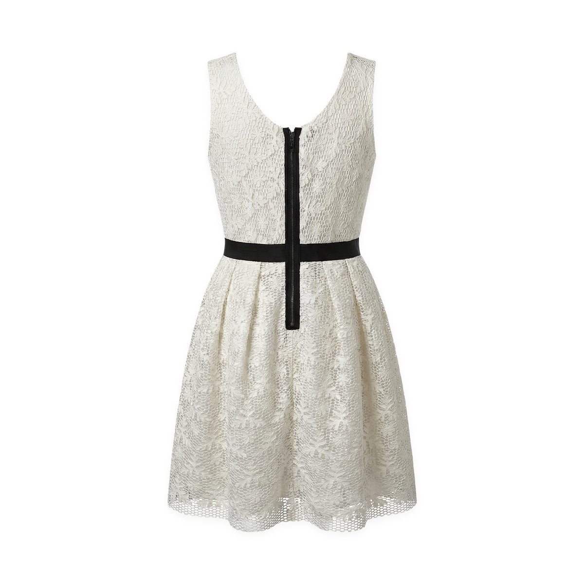 White Princess Dress Chess with Black Touches