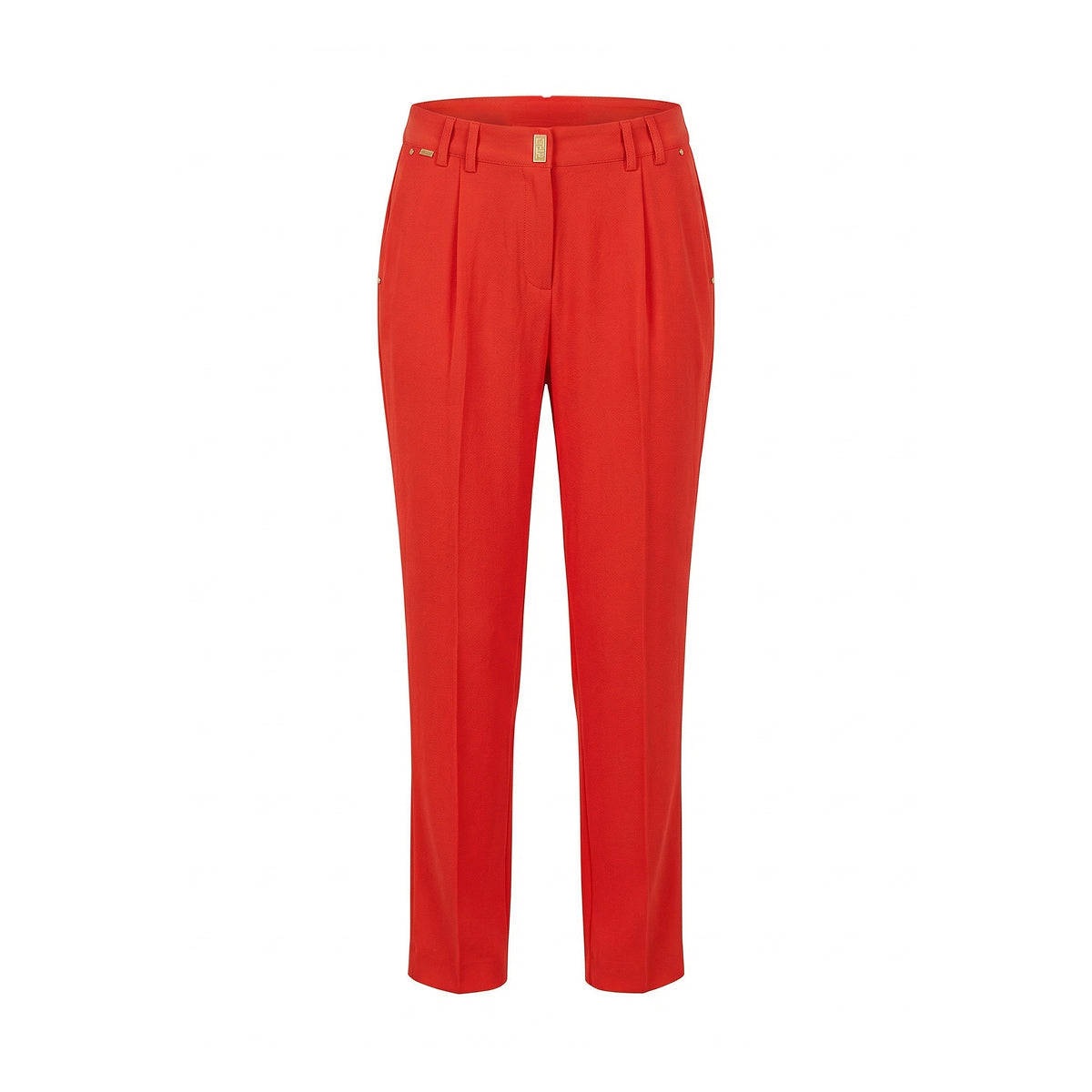 Orange Jacket Top and Silk Pants