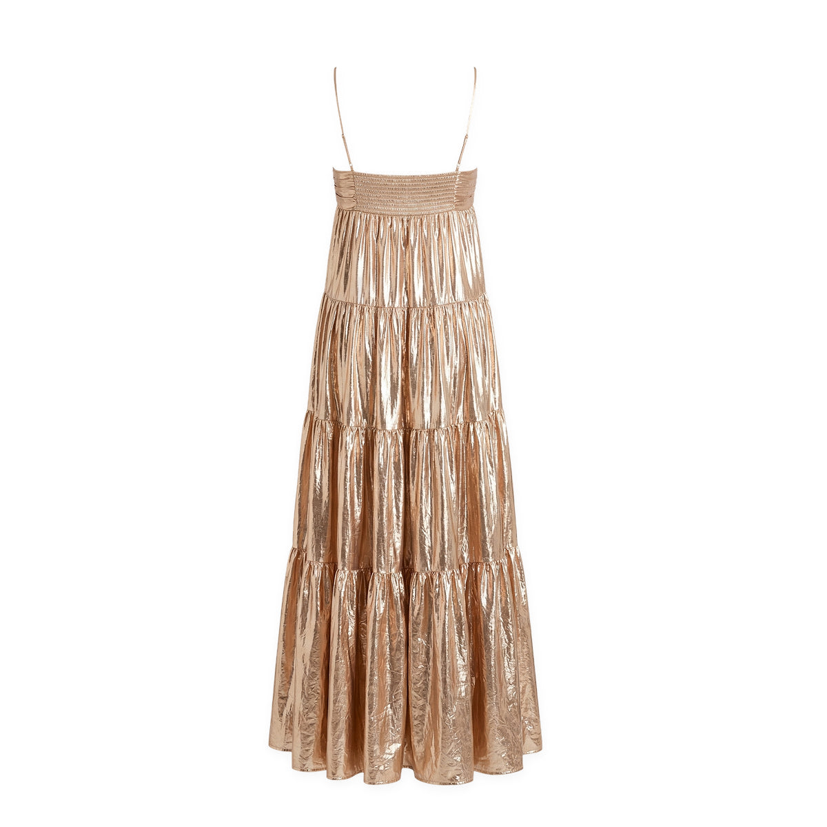 Long Dress Gold Rose