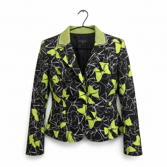 Maggio 22 Light Green and Black Jacket