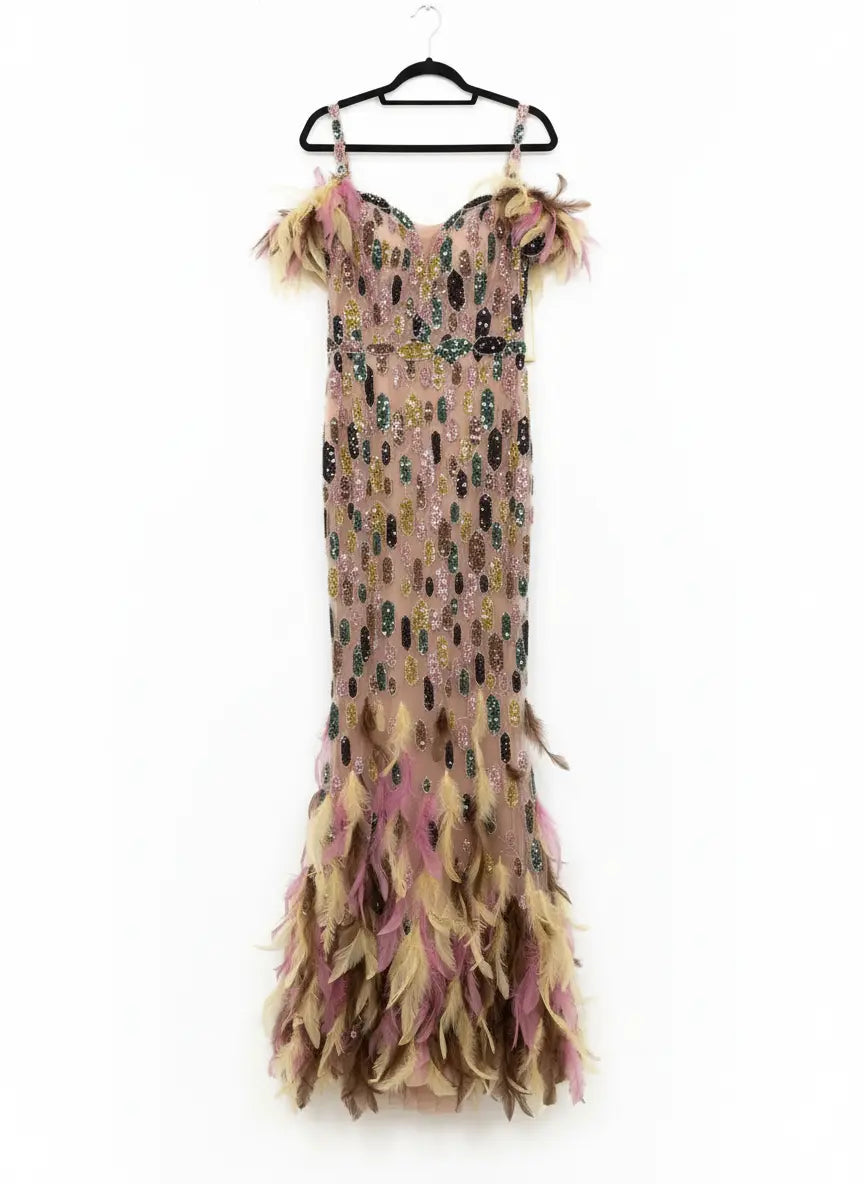 Long Gown Leathers Hand-Made Marcella Acosta Couture Collection