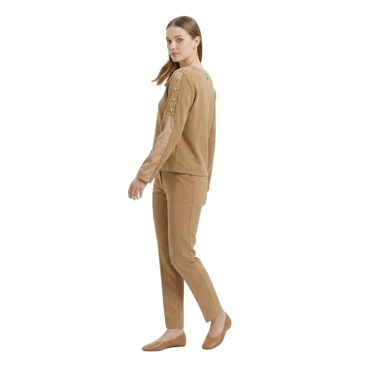 Beige Sweater Buttons
