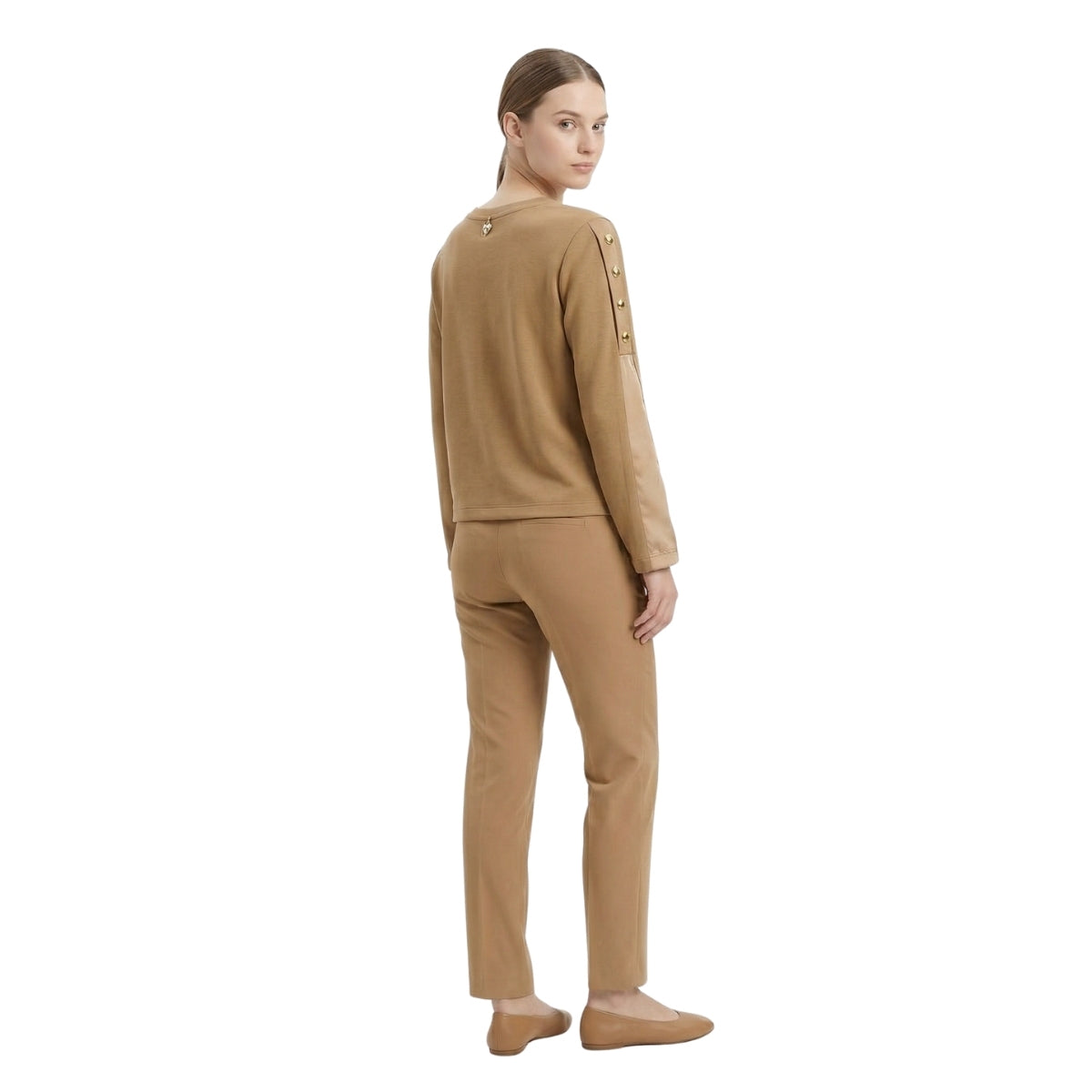 Beige Sweater Buttons