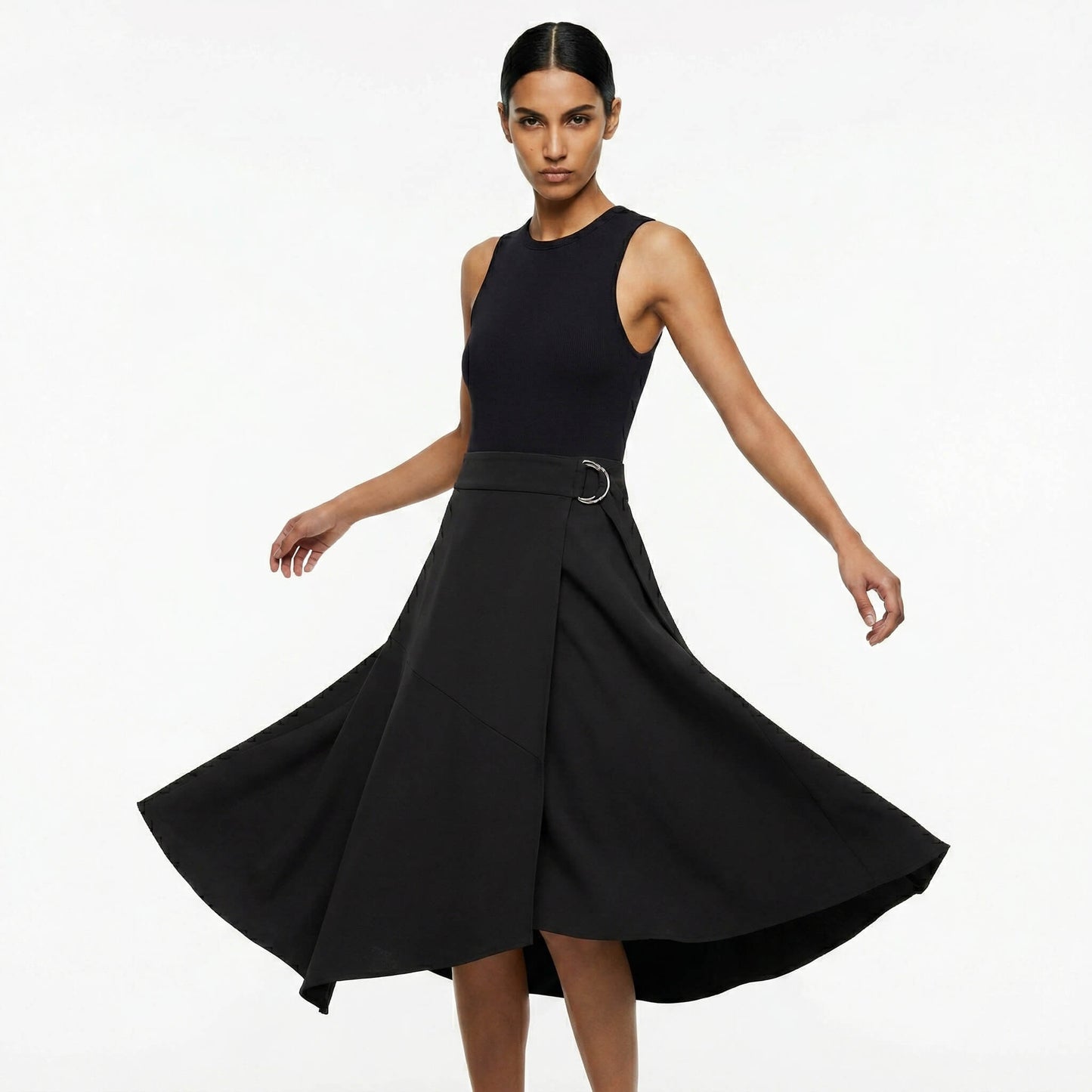 Black Midi Dress