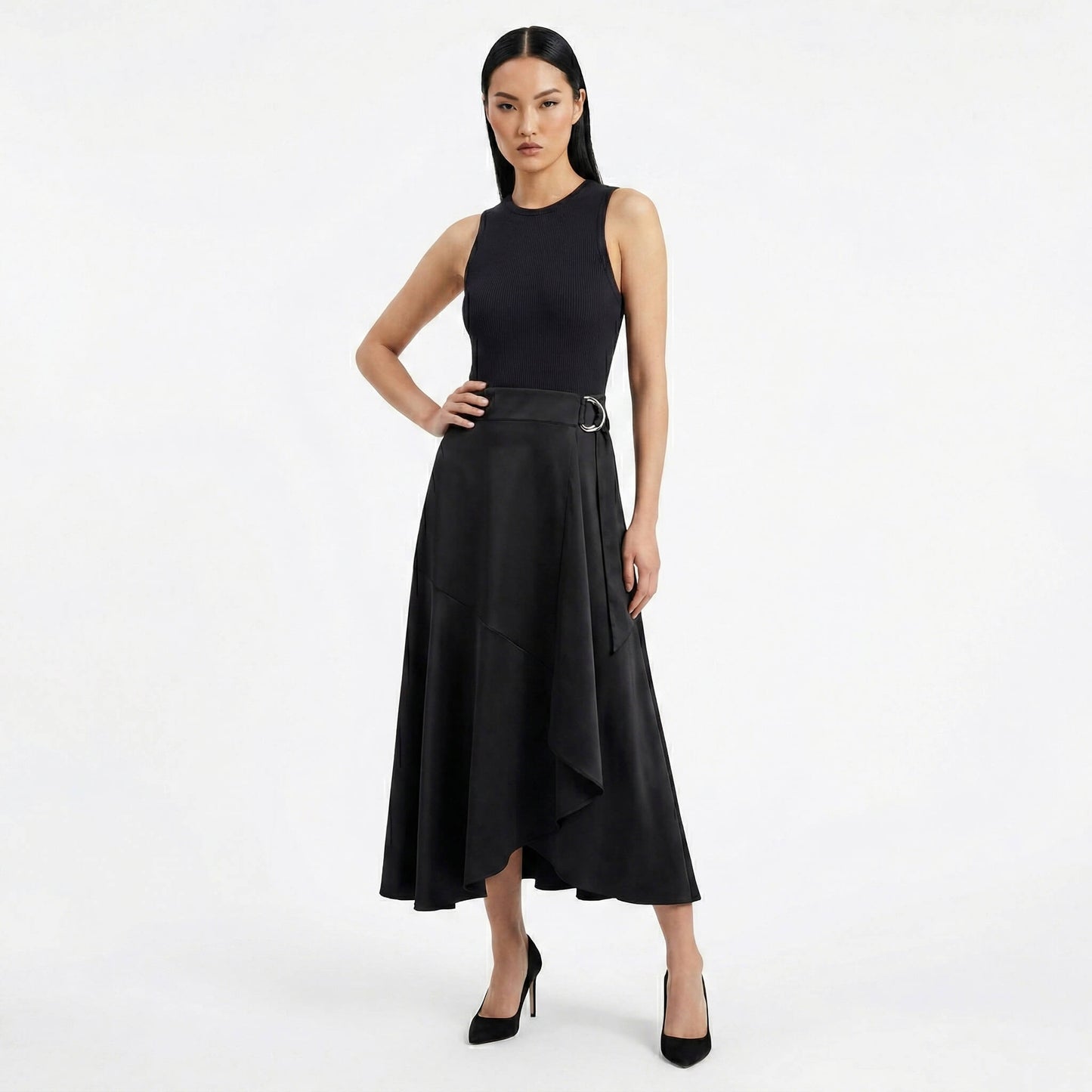 Black Midi Dress