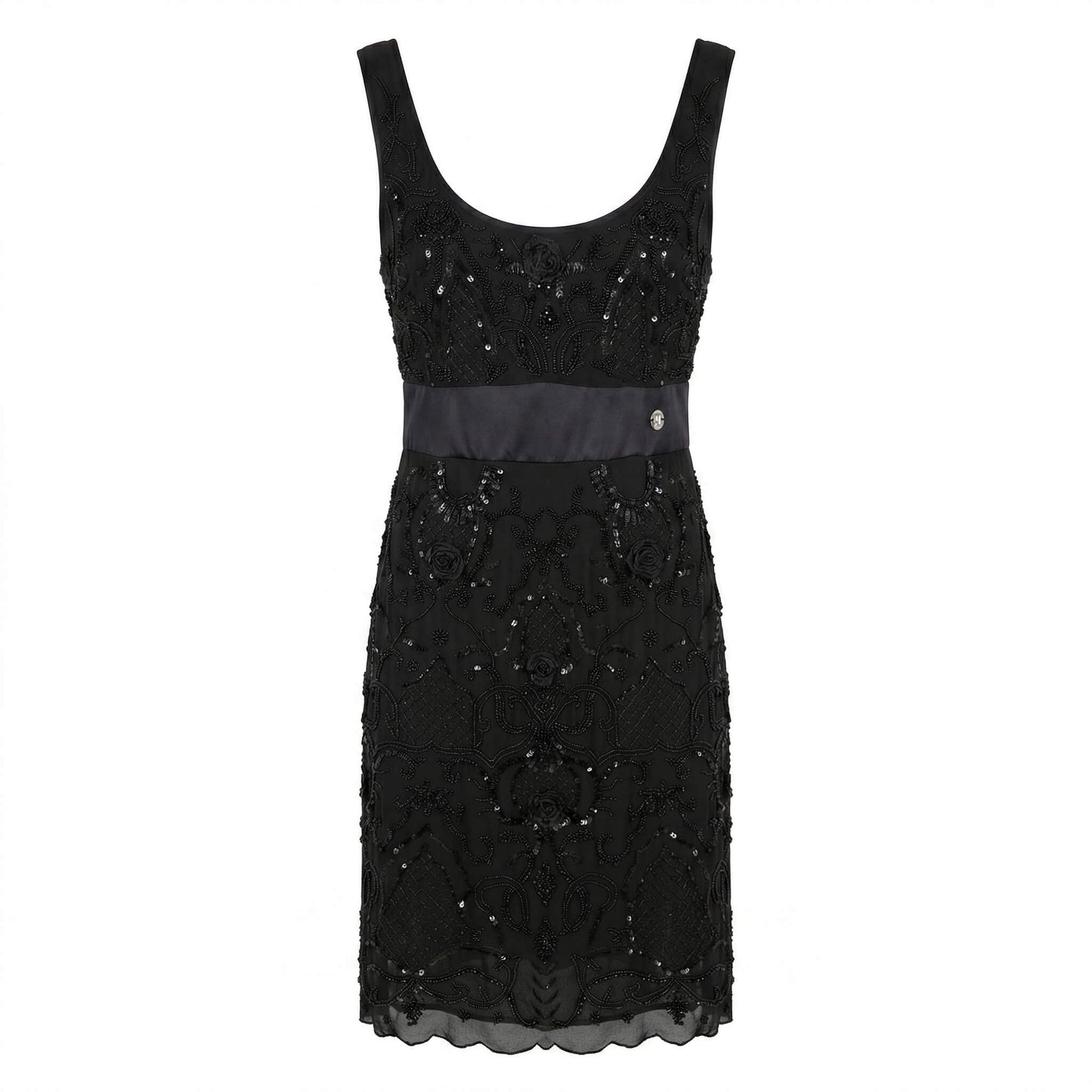 Black Embroidery Dress