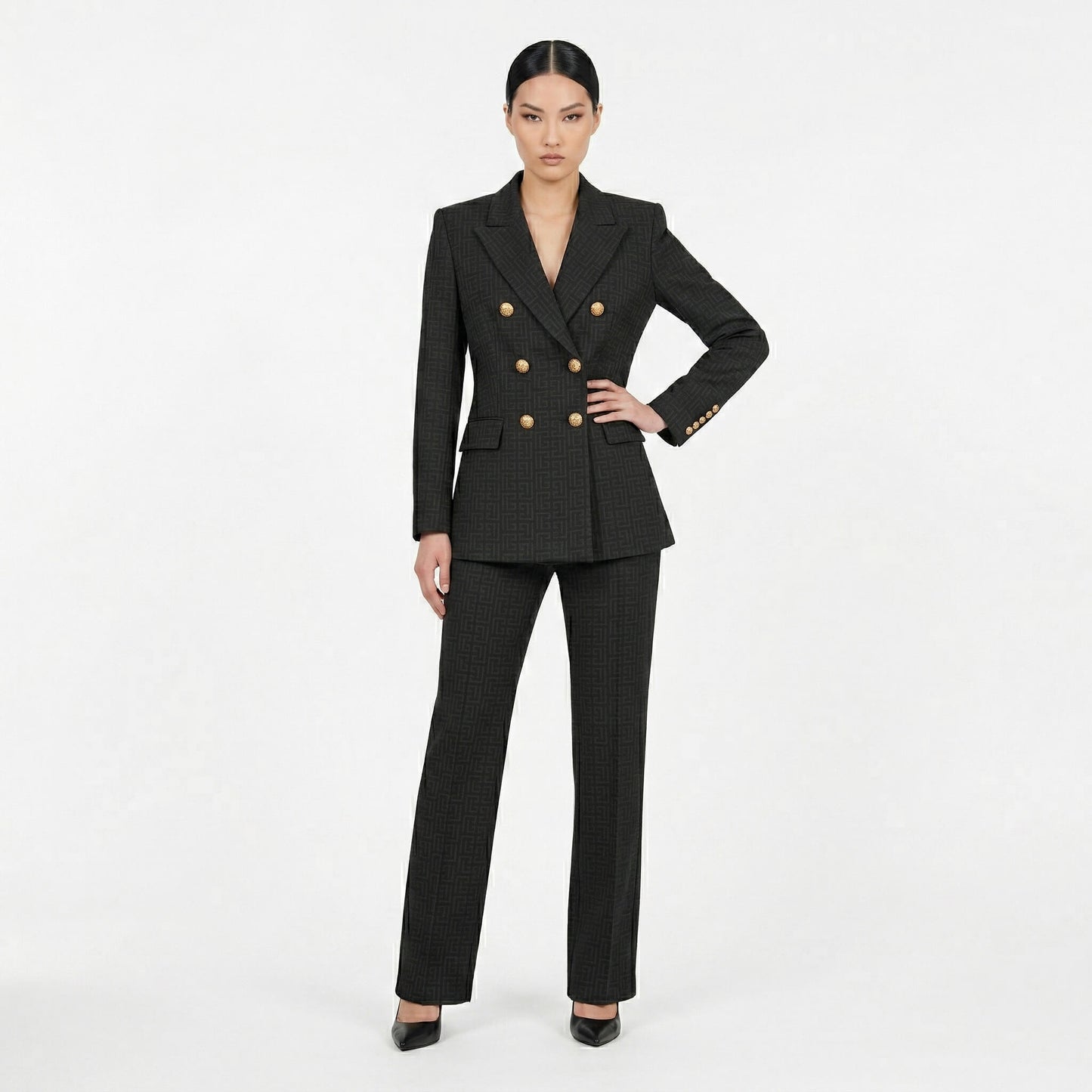 Black Cotton Jacket.